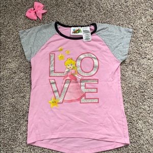 Super Mario Girls Tee Shirt
